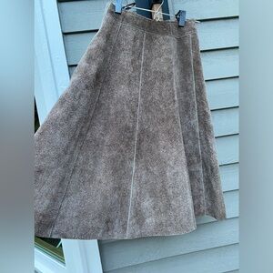 Vintage leather skirt by SkinCheetahs Size Small. matching coat sold separately.
